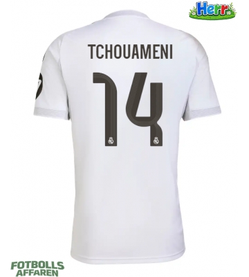 Real Madrid Aurelien Tchouameni #14 Hemmatröja 2025-26 Kortärmad